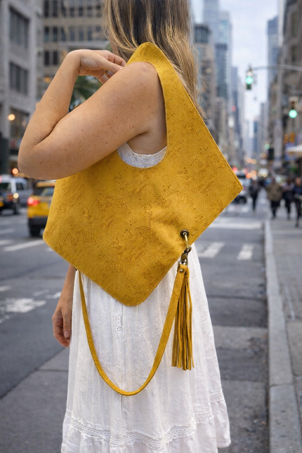Cartera Asim Amarillo Mostaza