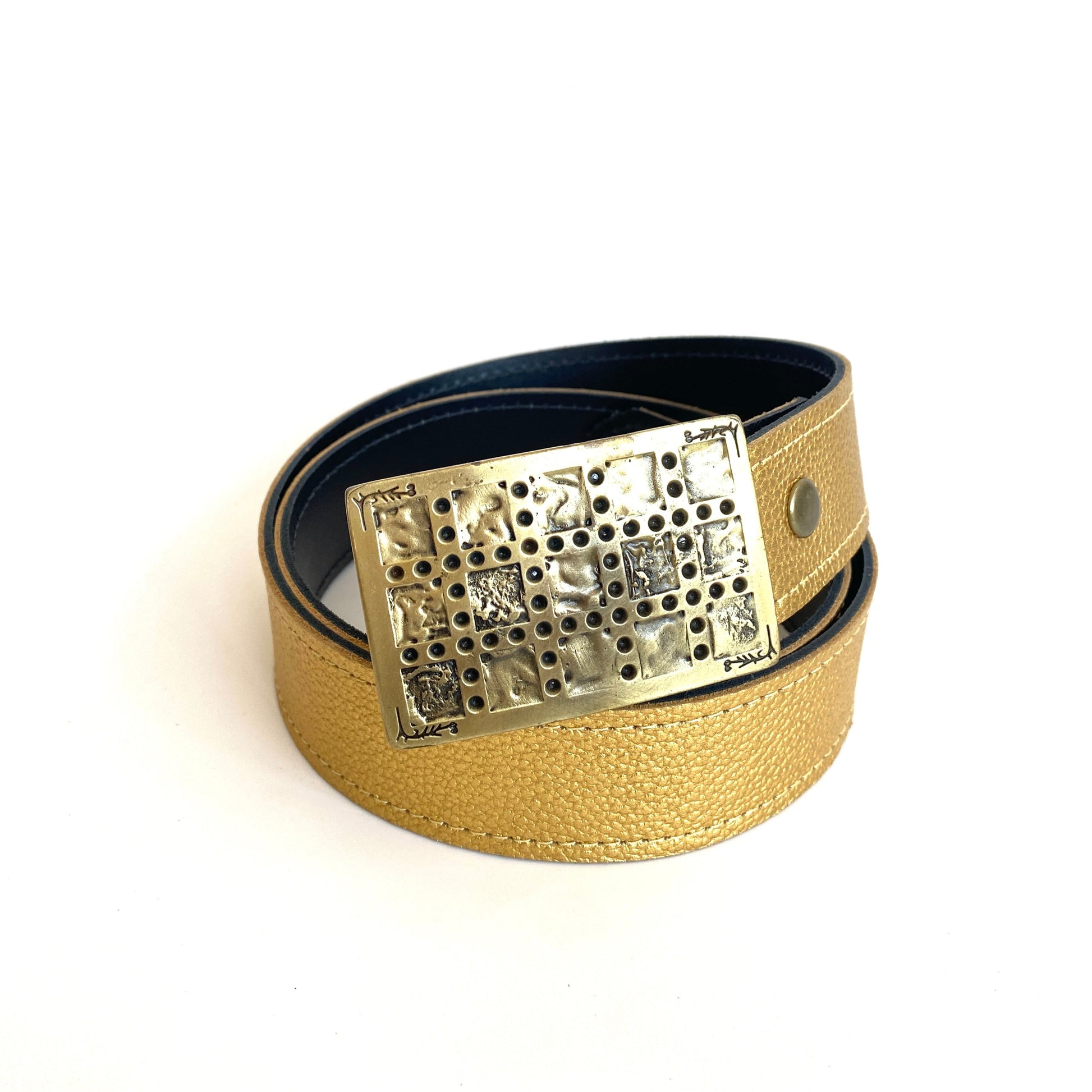 Cinturón Dorado Texturado