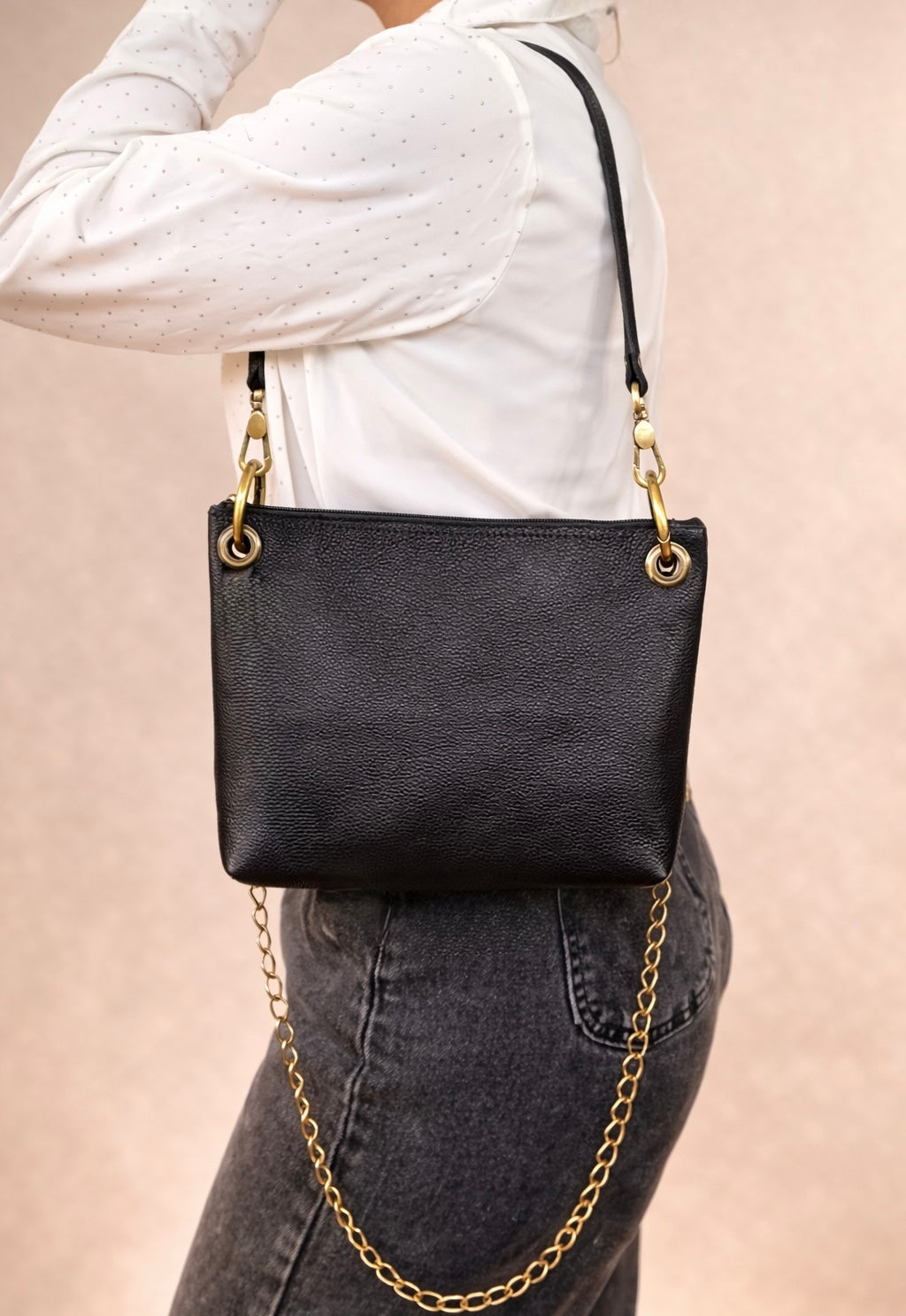 Cartera Imperia Mini Negra