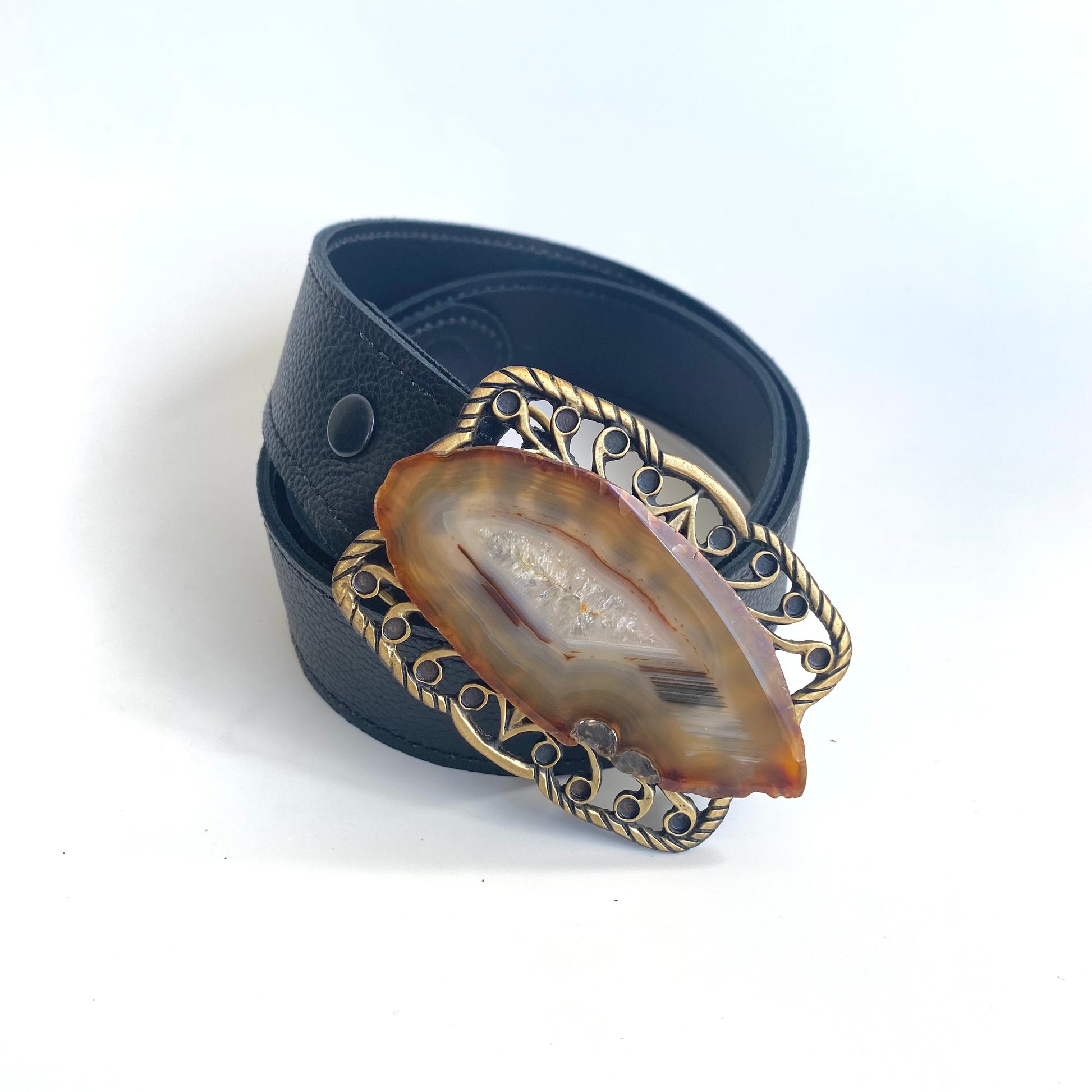 Cinturón Ágata Café