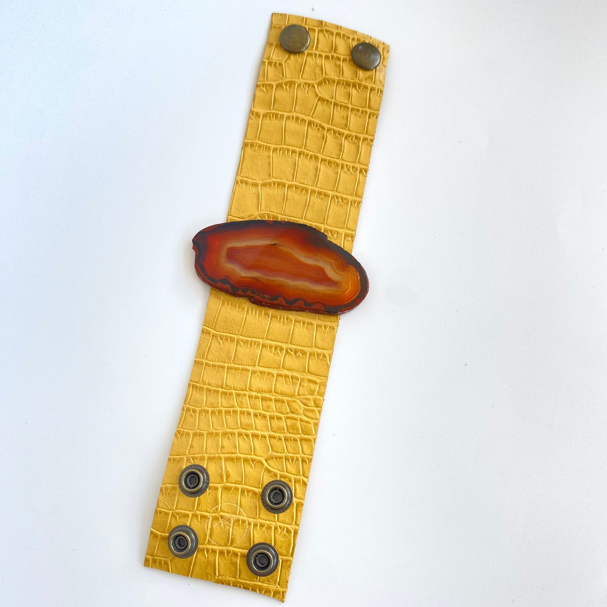 Brazalete Mostaza Ágata Café