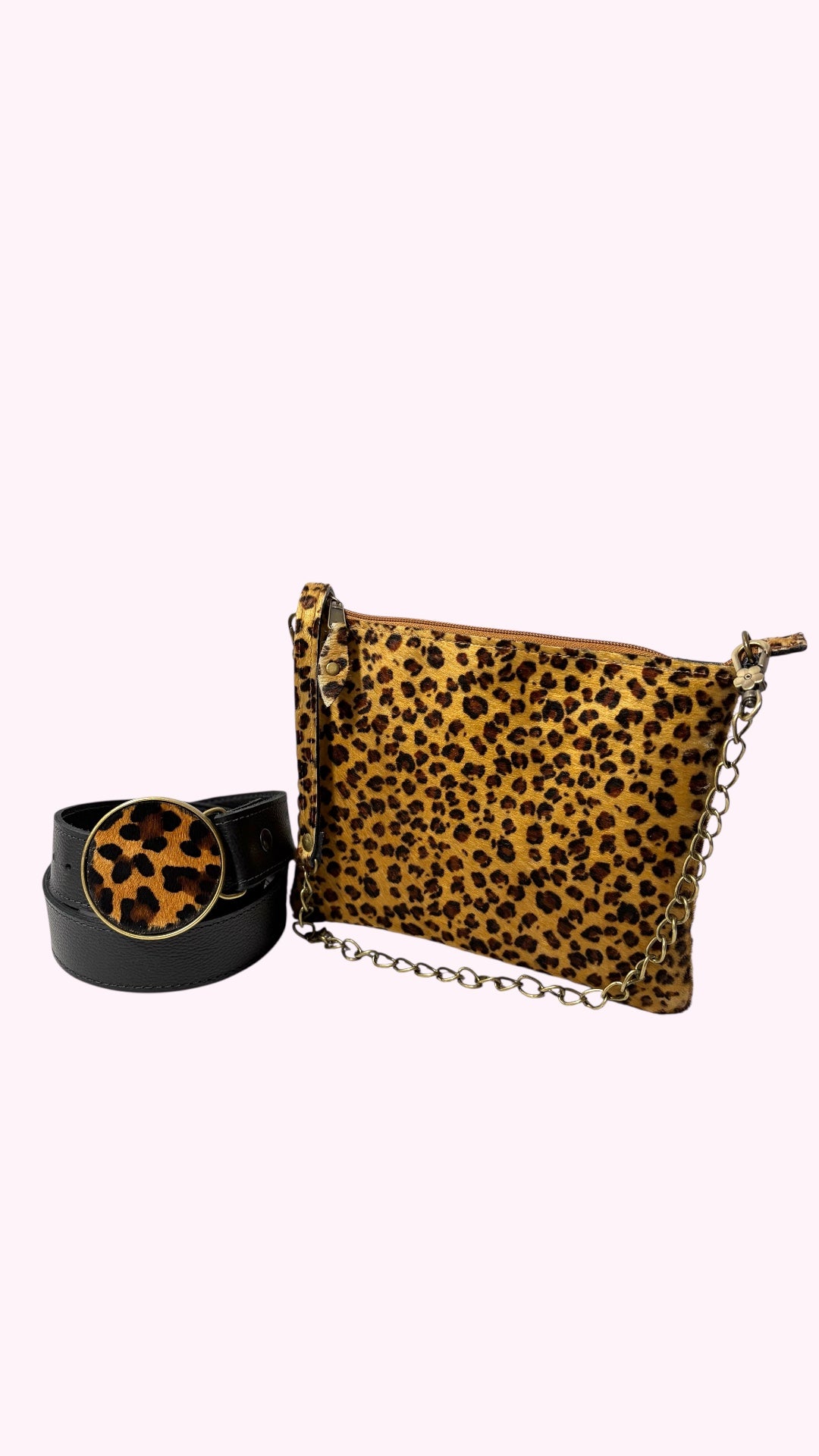 Set Urban Cross Animal Print + Cinturón ARTÉ